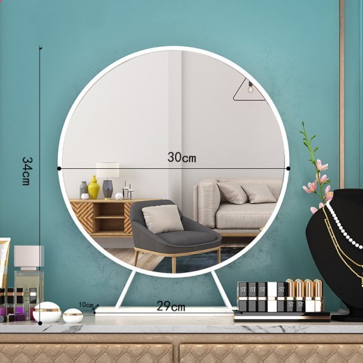 Espejo redondo de princesa