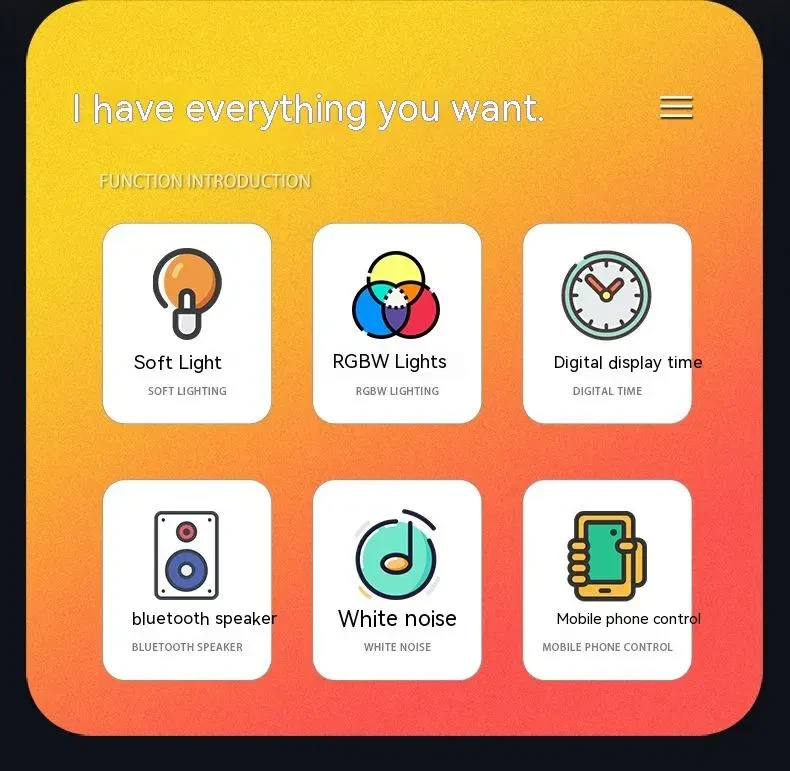 Reloj despertador digital analógico con luz de amanecer Q