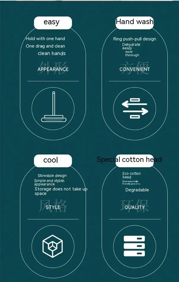 Fregonas para limpieza de suelos con esponja exprimible
