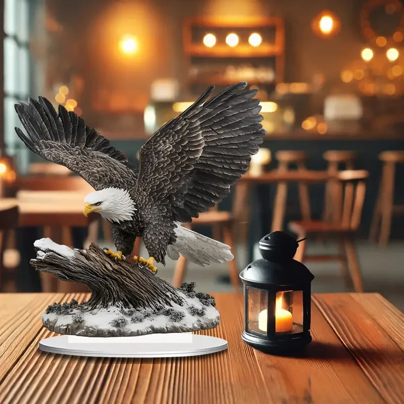 Atrapasueños acrílico Majestic Eagle con soporte