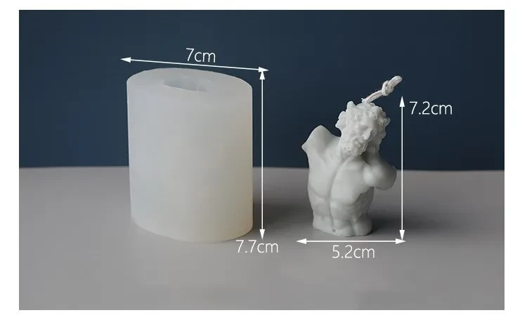 Molde para vela de busto de Laocoonte