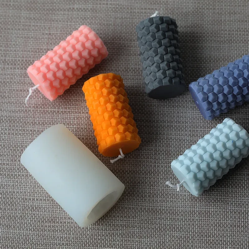 Molde de silicona para velas de aromaterapia de alta calidad y arte 3D, hecho a mano, creativo, para decoración de velas.