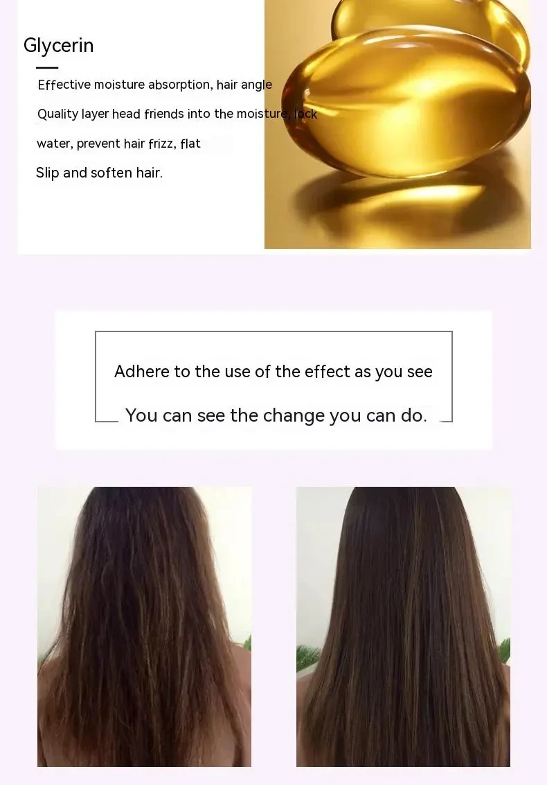 Mascarilla capilar nutritiva de lavanda sin vapor para el cuidado del cabello