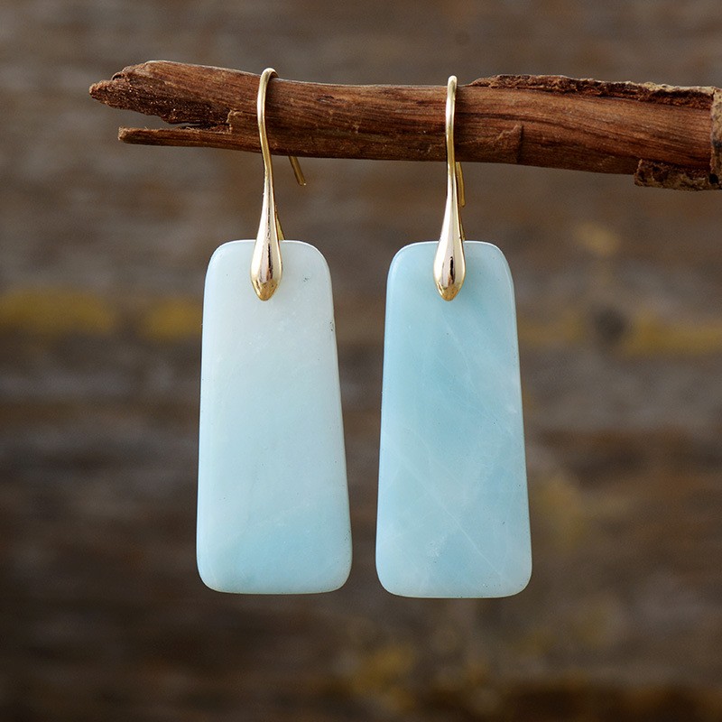 Geometric Pendant Earrings Women's European And American Popular Ornaments