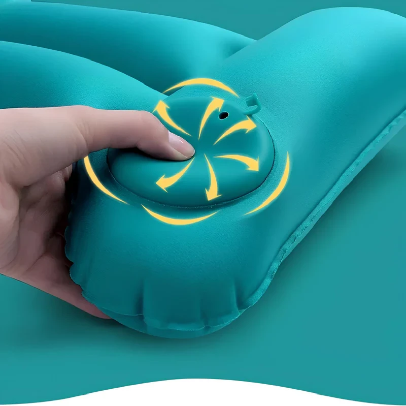 Almohada inflable de viaje para la espalda