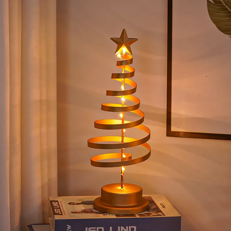 Mesa de luz LED en espiral para árbol de Navidad