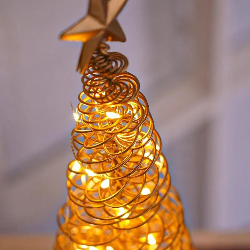 Mesa de luz LED en espiral para árbol de Navidad