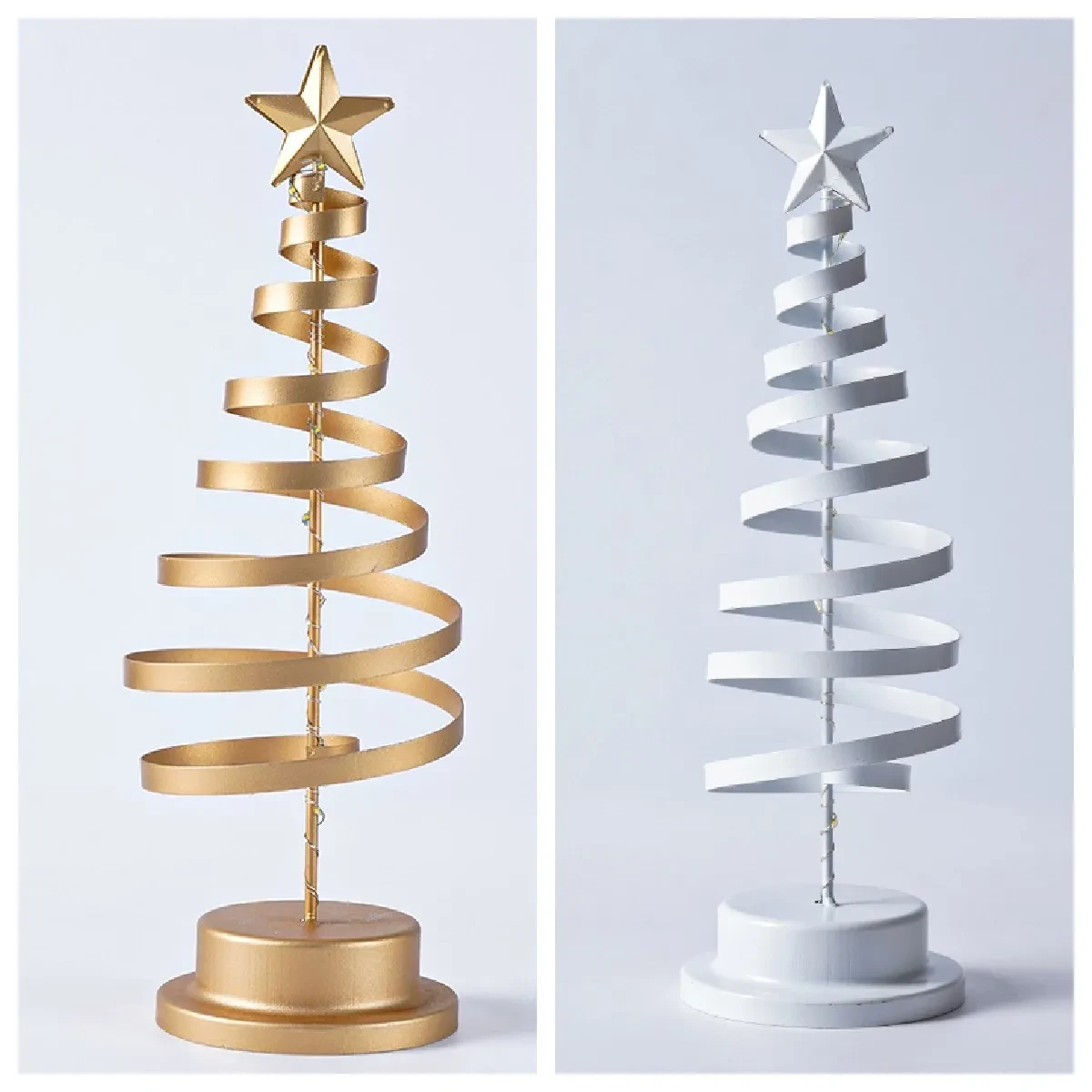 Mesa de luz LED en espiral para árbol de Navidad