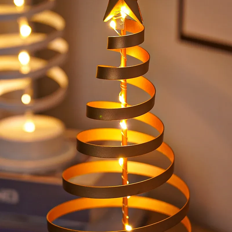 Mesa de luz LED en espiral para árbol de Navidad