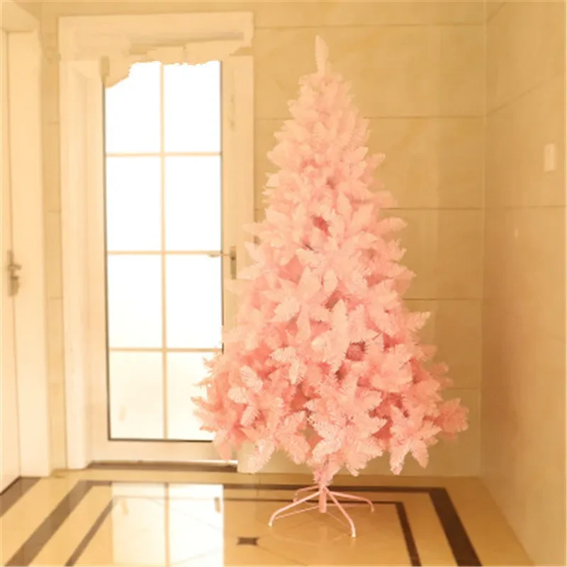 Árbol de Navidad con degradado puntiagudo rosa