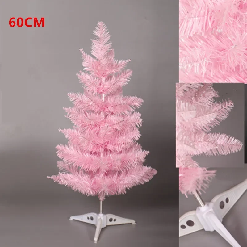 Árbol de Navidad con degradado puntiagudo rosa