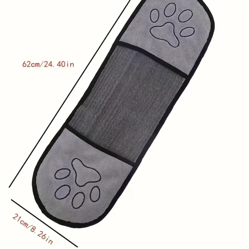 Toalla de baño para mascotas RapidDry, súper absorbente y suave.