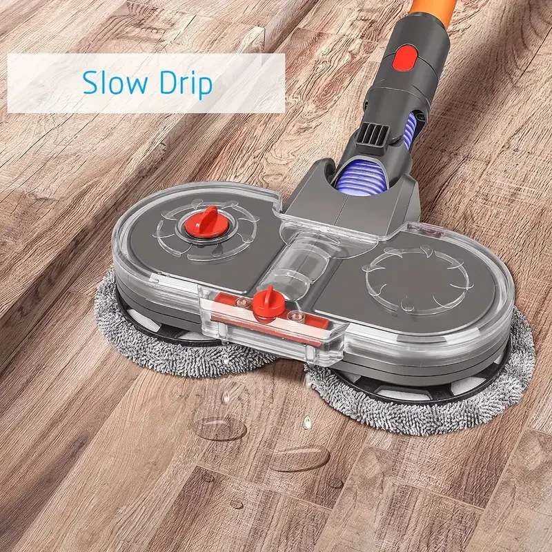 Accesorio de trapeador eléctrico doble para trapeador Dyson V7V15 de doble giro con tanque de agua