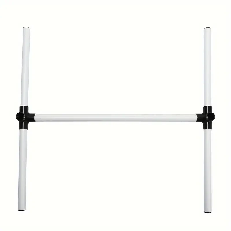 Juego de 4 barras de salto de vallas de PVC ajustables