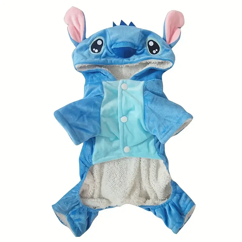 Adorable disfraz de perro de peluche de Stitch