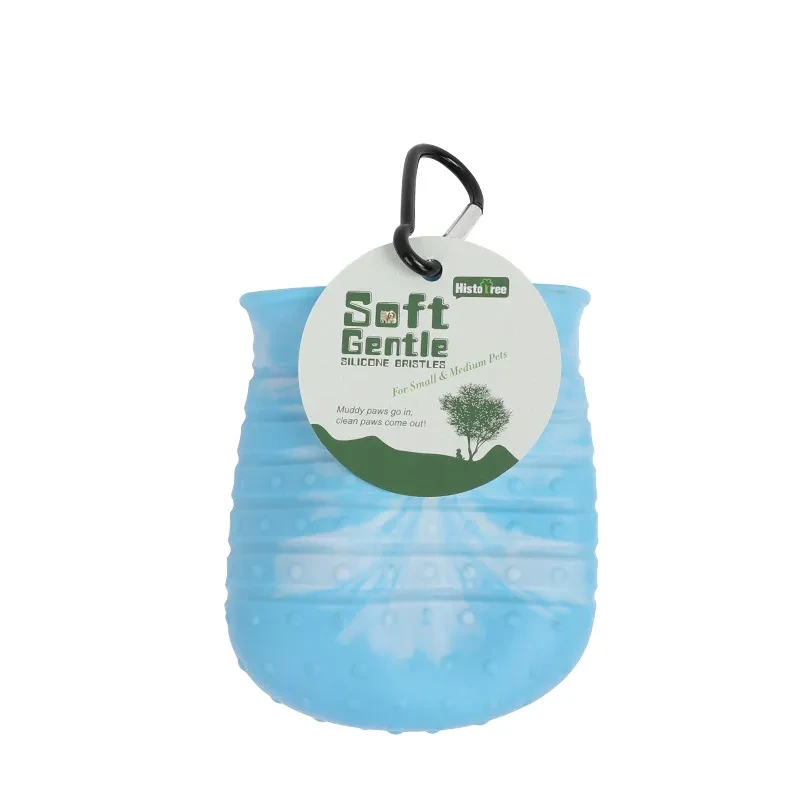 Limpiador de patas y lavapiés para perros 2 en 1