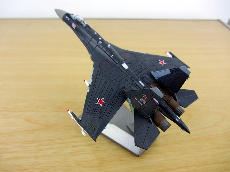 Modelo de avión de combate de la policía aérea terminado