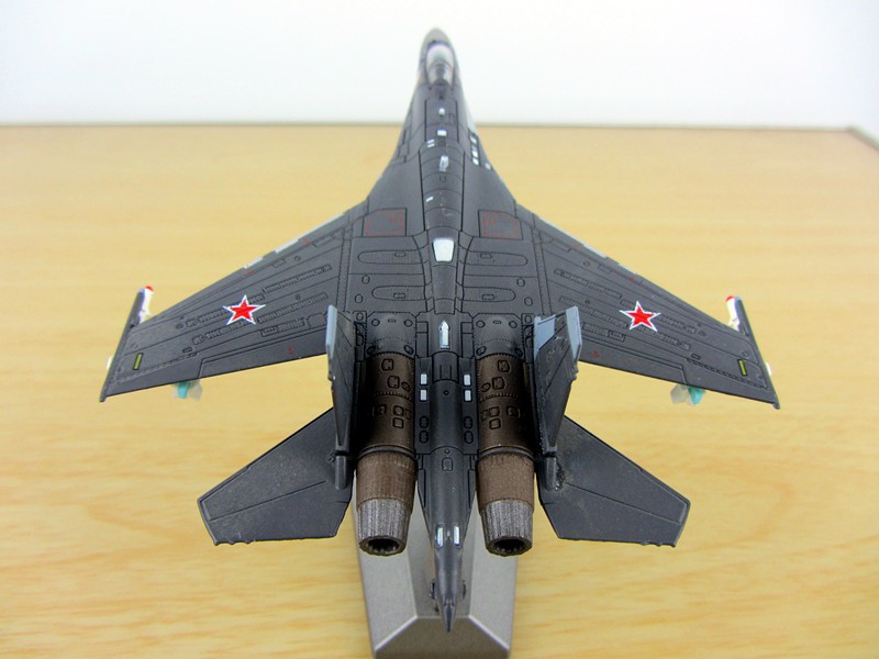 Modelo de avión de combate de la policía aérea terminado