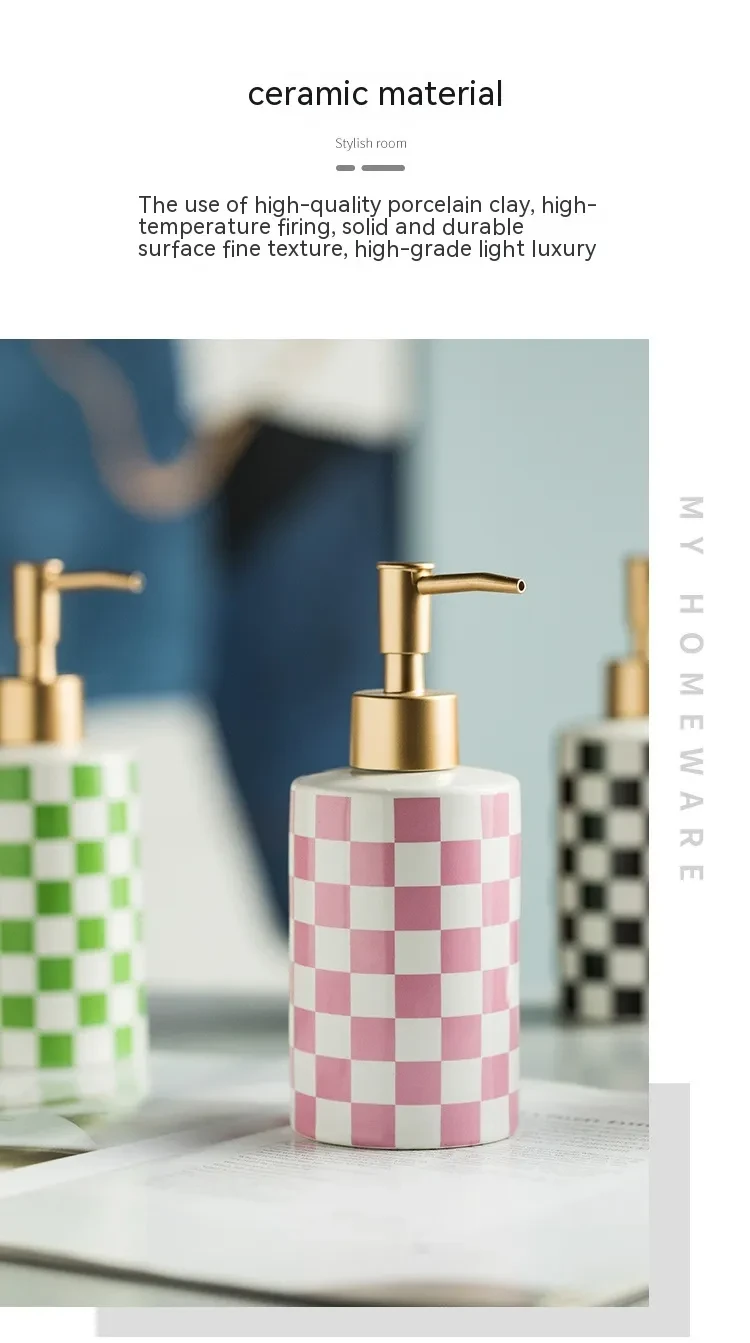 Gel de ducha desinfectante de manos de cerámica, ligero y popular, champú