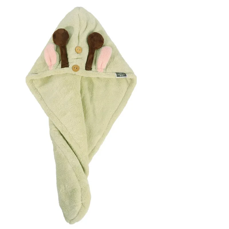 Gorro de ducha absorbente para champú para cabello largo