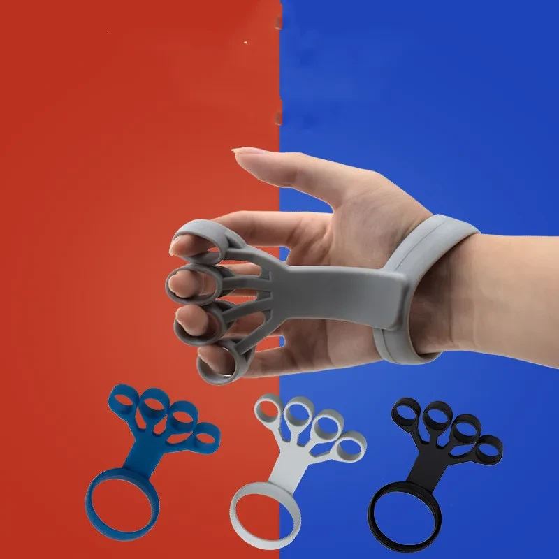 Dispositivo de agarre de silicona para ejercitar los dedos, ejercitador de agarre de mano para artritis, fortalece el entrenamiento de rehabilitación y alivia el dolor.