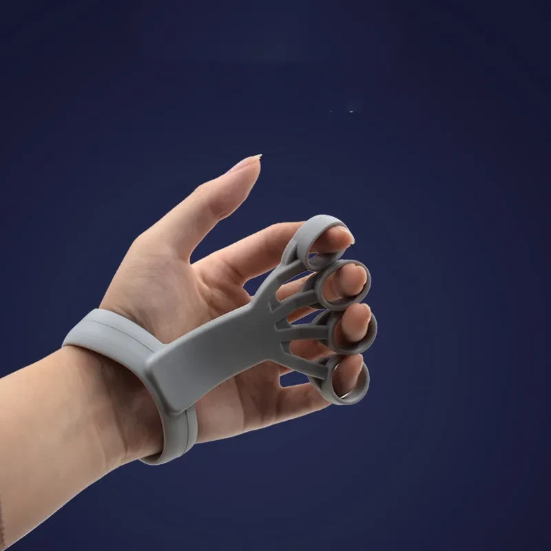 Dispositivo de agarre de silicona para ejercitar los dedos, ejercitador de agarre de mano para artritis, fortalece el entrenamiento de rehabilitación y alivia el dolor.