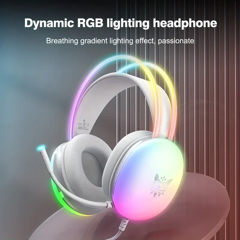 Auriculares para juegos luminosos X25