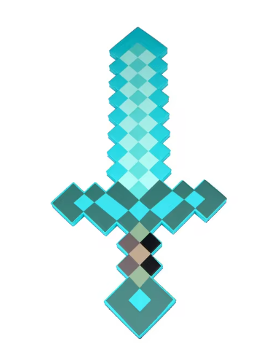 Espada de espuma de Minecraft, tamaño infantil