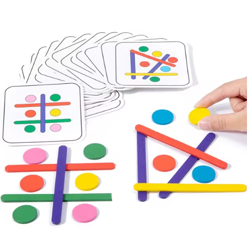 Juguetes Montessori de madera para niños