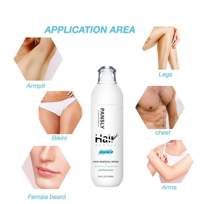 Depilación PANSLY Spray suave de 100 ml