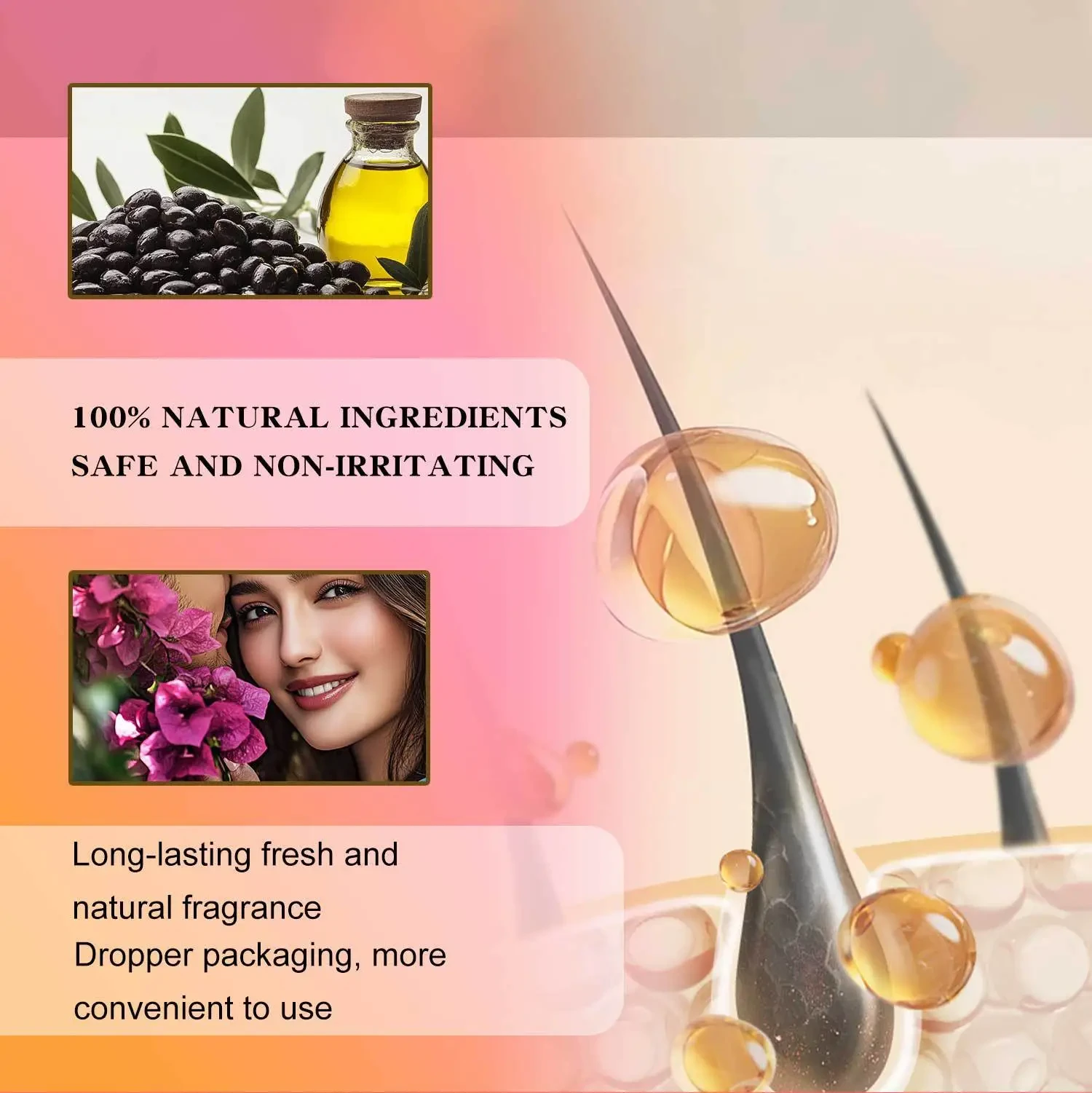 Aceite esencial para el cuidado del cabello Shuo Woxin Batana 30 ml