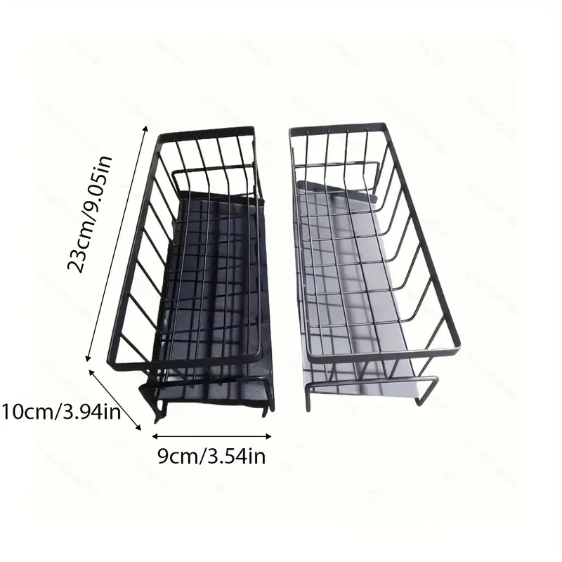 Organizador de fregadero de cocina de acero inoxidable con soporte para paños de cocina