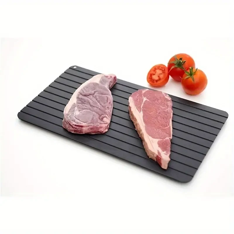 Bandeja de descongelación rápida: descongela carne y alimentos congelados sin esfuerzo