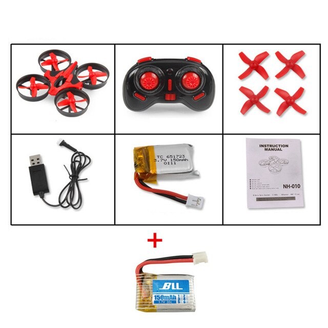 Mini cuadricóptero de control remoto con anillo protector, dron de control remoto anticaída, avión de control remoto, juguete para niños