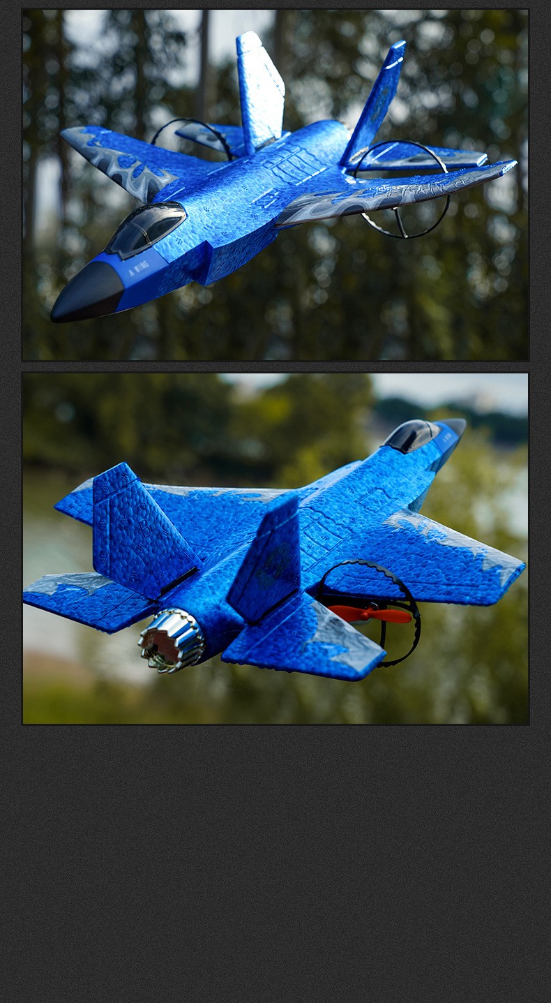 Avión eléctrico de control remoto, modelo de juguete para niños, resistente a caídas, resistente al desgaste, planeador, ala fija, máquina deslizante