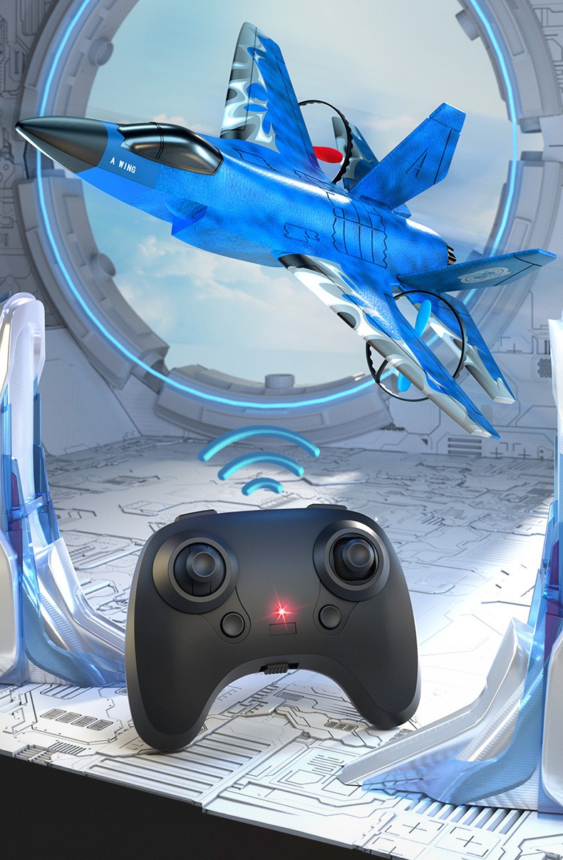 Avión eléctrico de control remoto, modelo de juguete para niños, resistente a caídas, resistente al desgaste, planeador, ala fija, máquina deslizante