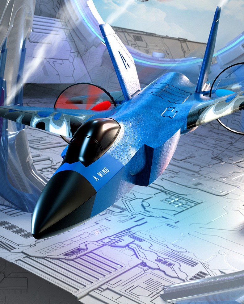 Avión eléctrico de control remoto, modelo de juguete para niños, resistente a caídas, resistente al desgaste, planeador, ala fija, máquina deslizante