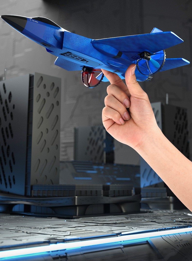 Avión eléctrico de control remoto, modelo de juguete para niños, resistente a caídas, resistente al desgaste, planeador, ala fija, máquina deslizante