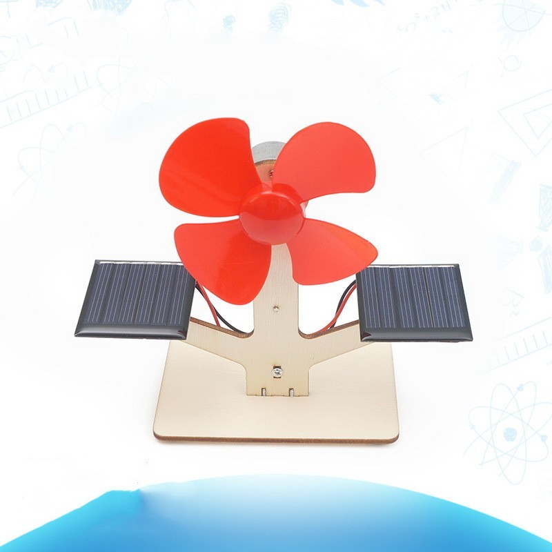 Materiales de bricolaje para la generación de energía con ventiladores solares