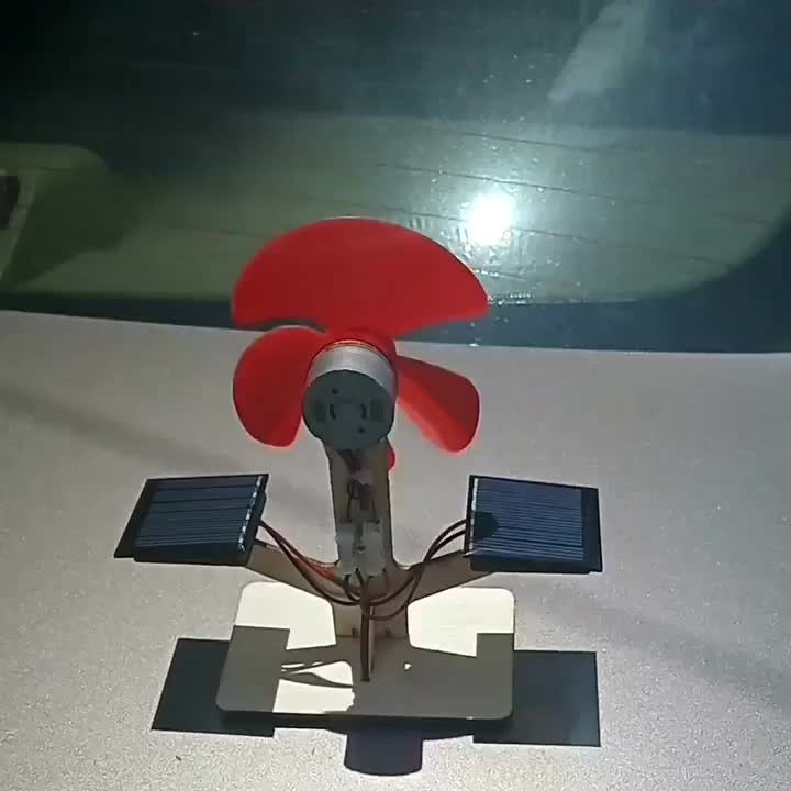 Materiales de bricolaje para la generación de energía con ventiladores solares