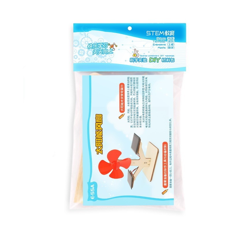 Materiales de bricolaje para la generación de energía con ventiladores solares