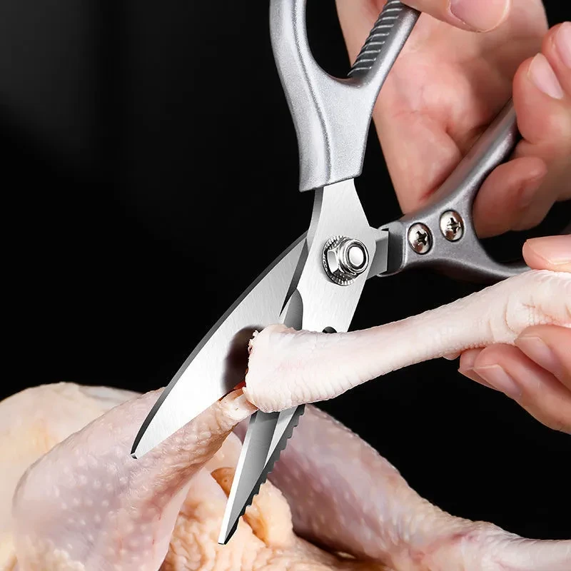 Tijeras de cocina para el hogar Hueso de pollo Comida de cocina Mariscos