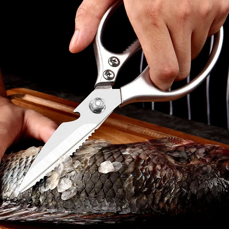 Tijeras de cocina para el hogar Hueso de pollo Comida de cocina Mariscos