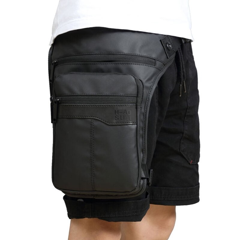 Riñonera y bolsa de pierna para motocicleta, paquete táctico multifunción para exteriores, bolso de hombre moderno, riñonera deportiva de viaje, bolsa para equipo de pesca Luya