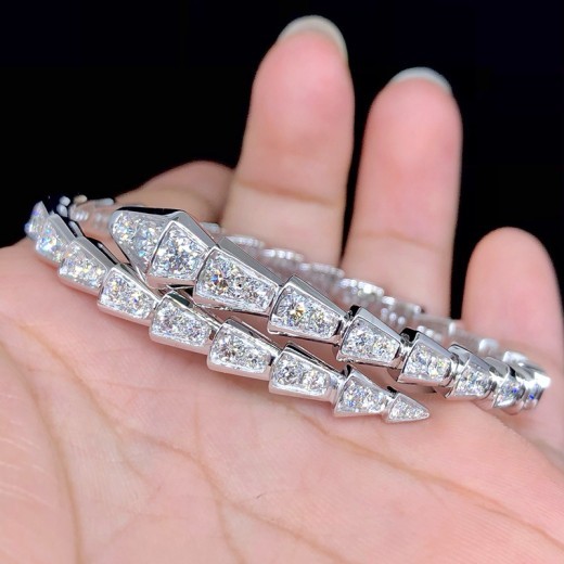 Pulsera de hueso de serpiente personalizada y ajustable de moda