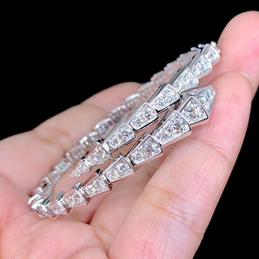 Pulsera de hueso de serpiente personalizada y ajustable de moda