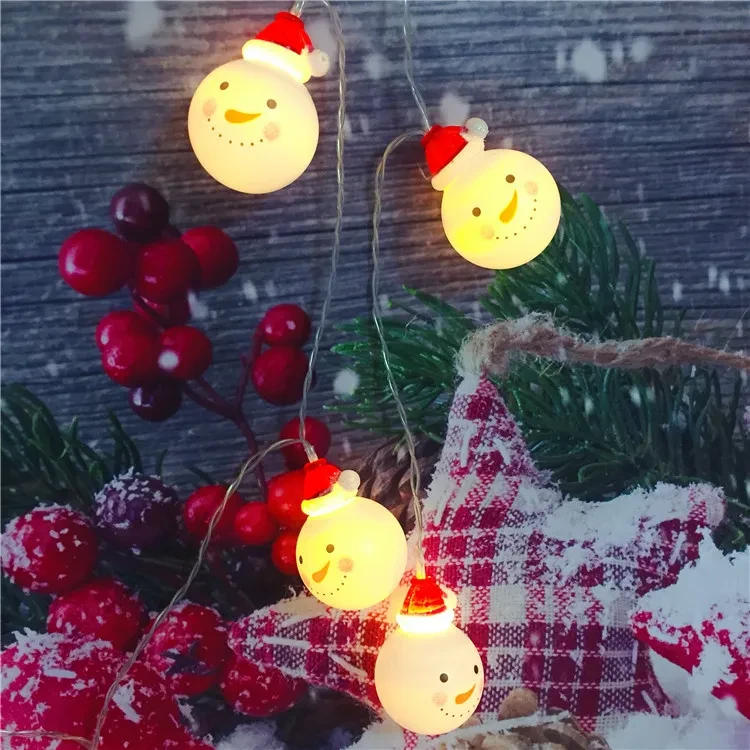 Guirnalda de luces navideñas para el hogar, exteriores, fiestas de Año Nuevo, Halloween, calabazas