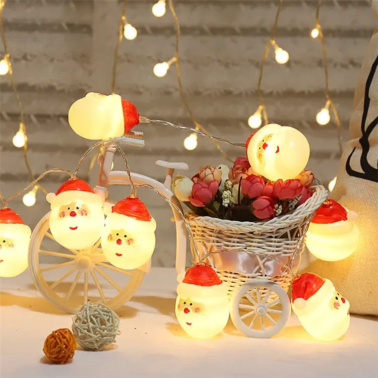 Guirnalda de luces navideñas para el hogar, exteriores, fiestas de Año Nuevo, Halloween, calabazas