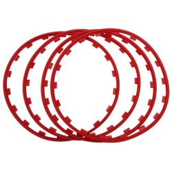 Protector de cubo de rueda circular antifricción