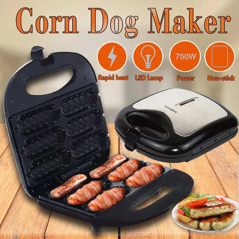 Máquina para freír salchichas asadas para perritos calientes casera